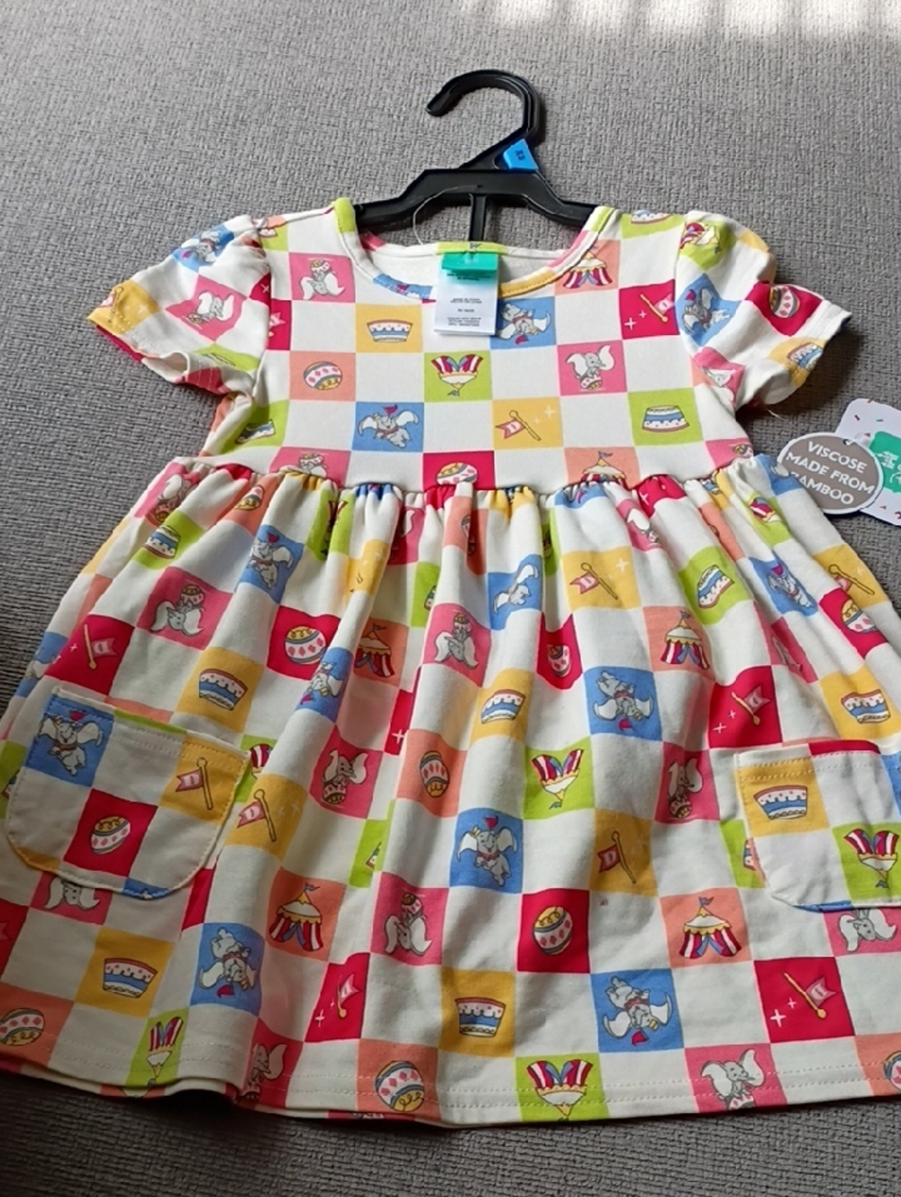 Disney Baby Dumbo Dress With Diaper Cover Bloomers